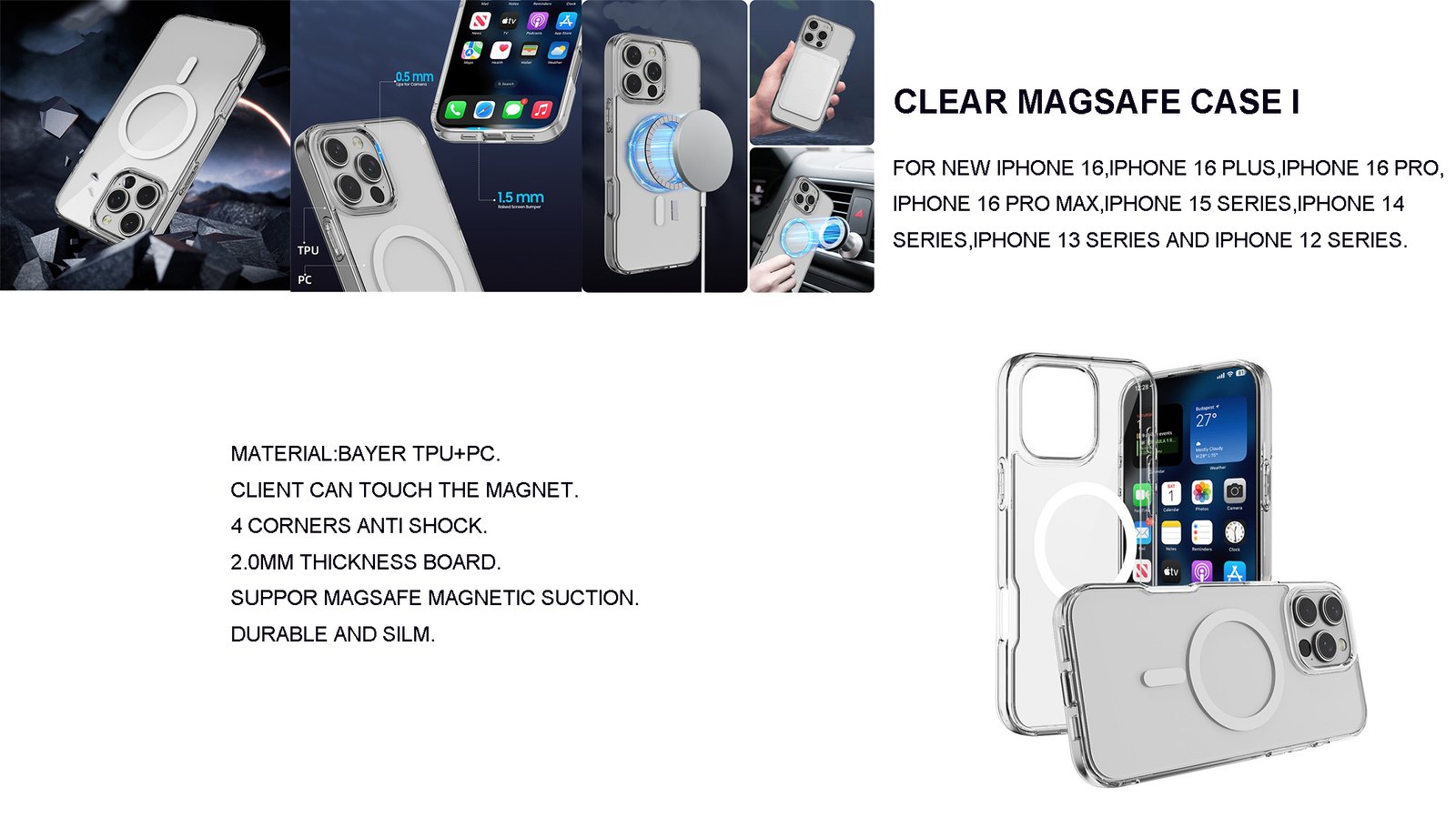 clear magsafe case i